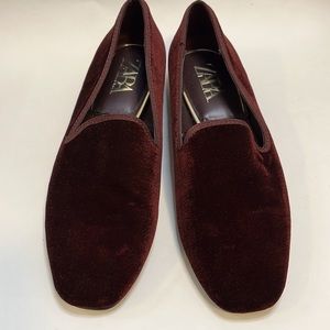 ZARA women’s dress shoe suede flat loafer size 36 EU size 5 US